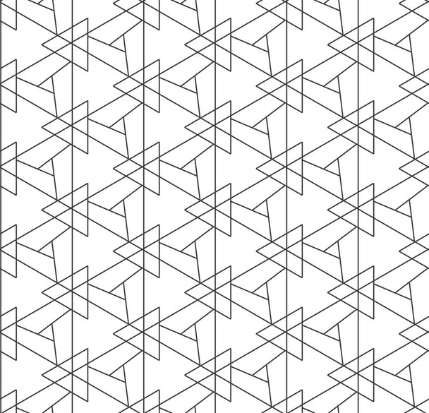 Seamless Modern Vector Triangle, Textile Texture. Continuous Minimal Graphic Web Design Pattern. Repeat Classic Poly, Array  - Vettoriali, immagini