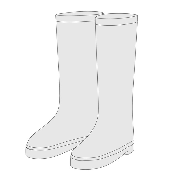 Cartoon image of high shoes - Photo, Image