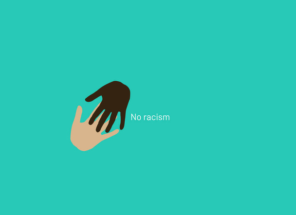 Ningún concepto de racismo ilustración
.  - Foto, imagen