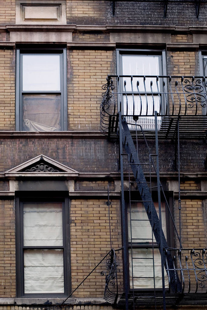 Jellemző házkő Greenwich Village szomszédságában New York város - Fotó, kép