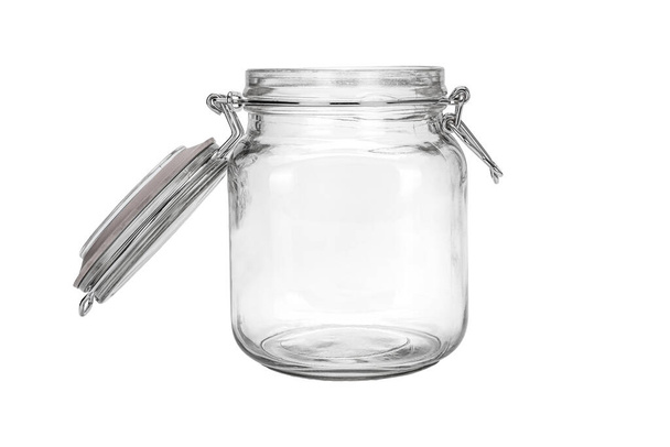 vaso di vetro isolato su sfondo bianco. - Foto, immagini