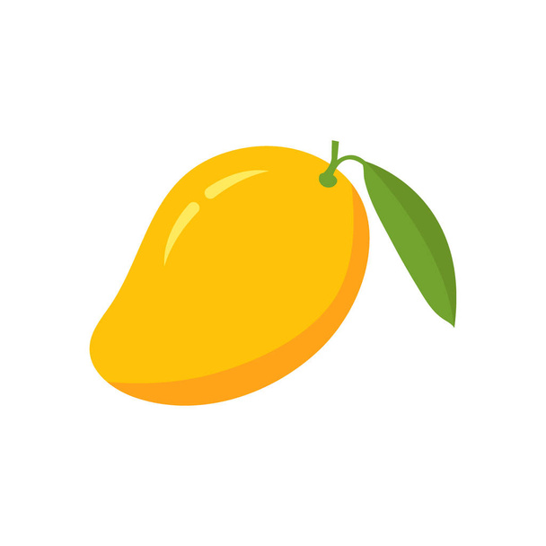 Mango meyve vektörü izole edildi - Vektör, Görsel