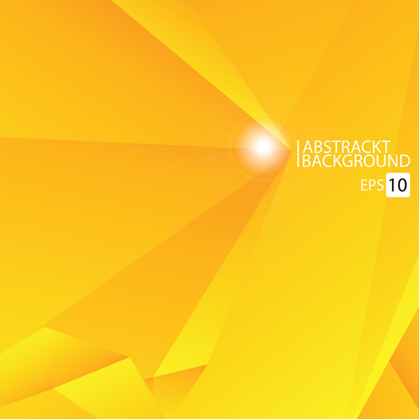 Crystal orange background for design - Vetor, Imagem