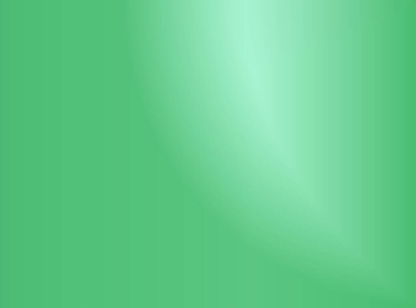 Green gradient abstract background with shiny soft smooth texture for christmas. vector illustration - Vector, Image