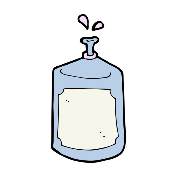 cartoon squirting bottle - Vector, Image