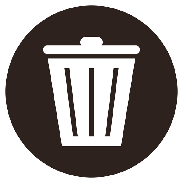 мусорный бак
 - Вектор,изображение