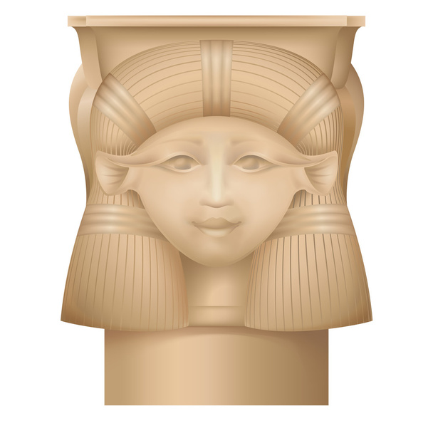 Columna Hathor
 - Vector, imagen