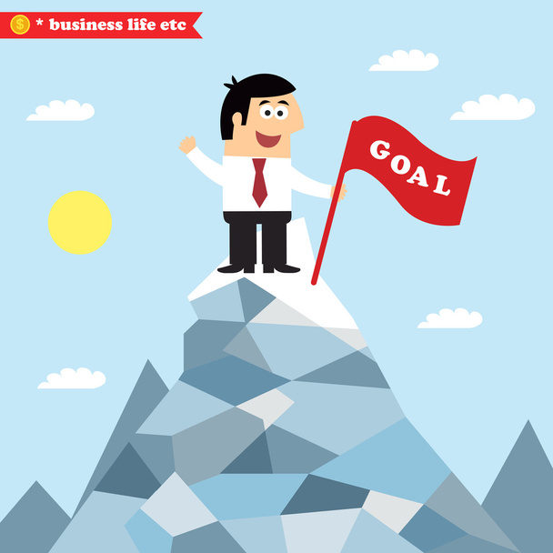 Business goal achievement - Vector, Image