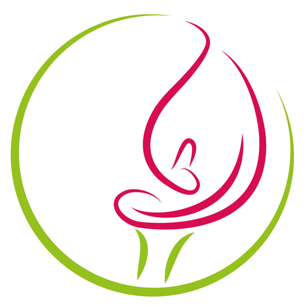 Zantedeschia, plant, calla, bloem, logo, icoon - Vector, afbeelding
