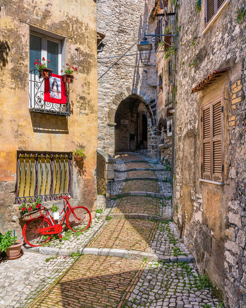 The beautiful village of Castro dei Volsci, near Frosinone, Lazio, Italy. - Foto, Bild