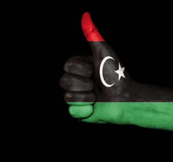 Vlajka rukou Libye - Fotografie, Obrázek