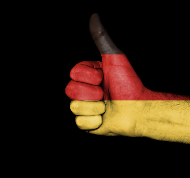 ręczne flagi Niemcy - Zdjęcie, obraz