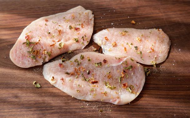 fresh chicken steaks ready to grill - Photo, Image