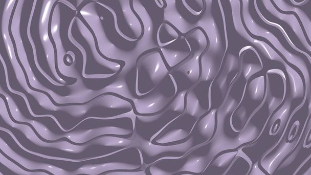 Uniform 3D abstract background of simple patterns of PURPLE MOUNTAIN MAJESTY color with lighting and shadows for various applications needing colorful areas - Photo, Image