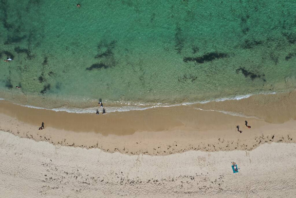 Vue aérienne de la belle plage de Bali
 - Photo, image