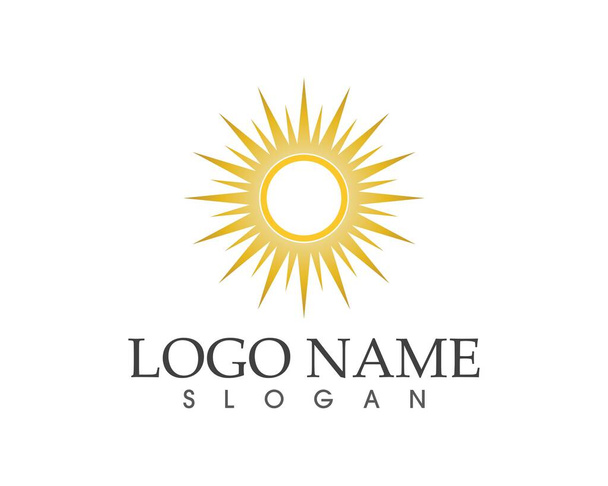 Modèle de conception logo icône soleil
 - Vecteur, image