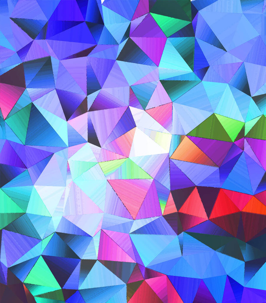 Poligonális színes texturált háttér illusztráció - Fotó, kép