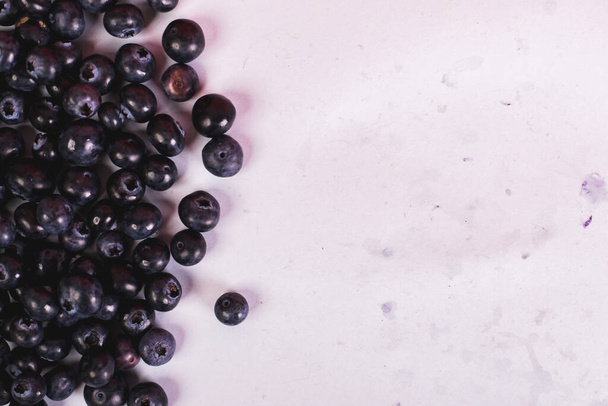 close up of blueberries in a studio - Foto, afbeelding