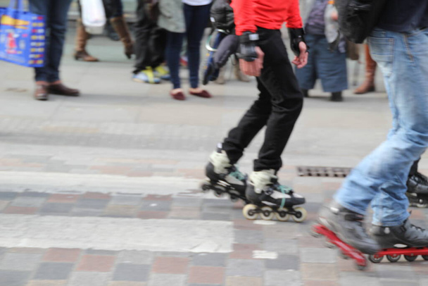 Skating in the street - Photo, Image