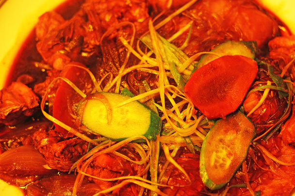 Jim Dak on suosikki korealainen ruoka
 - Valokuva, kuva