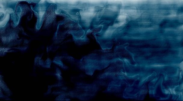Denim Hintergrund Maserung Textur, schmutzig blau lackierte Wand. Schöne abstrakte Grunge dekorative klassische blaue dunkle Tapete - Foto, Bild