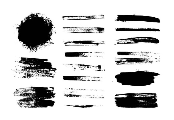 Набор черных штрихов
 - Вектор,изображение