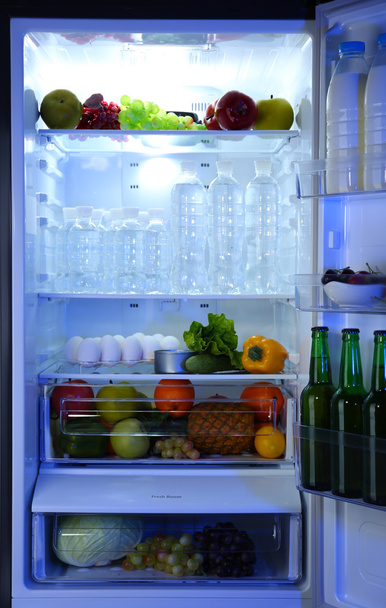 Refrigerator full of food - Foto, Imagen