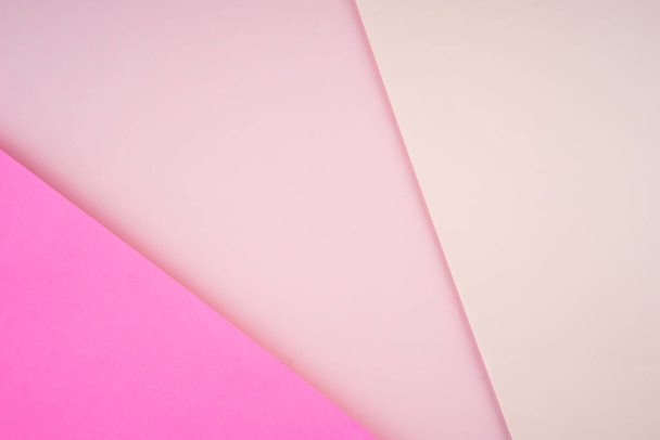 Kreatív elrendezés puha pasztell színű papírok létrehozása absztrakt háttér - Fotó, kép