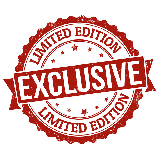 Exclusieve, limited edition stempel - Vector, afbeelding