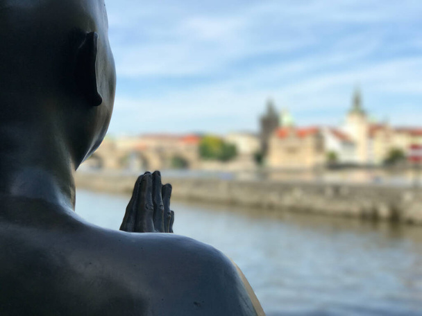 Statue Of Harmony in Prague Czech Republic - Φωτογραφία, εικόνα