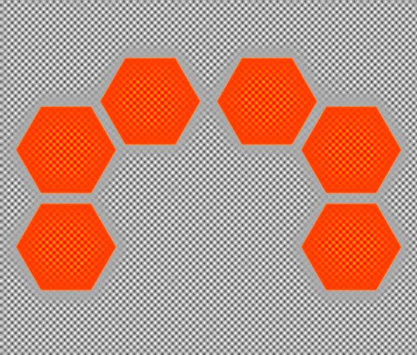 abstract illustration hexagon background - Foto, Bild
