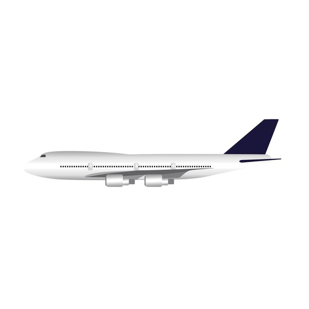 Icono de avión simple y fresco
 - Vector, Imagen