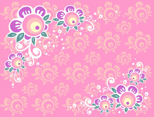 pink flowers background - Foto, Imagem