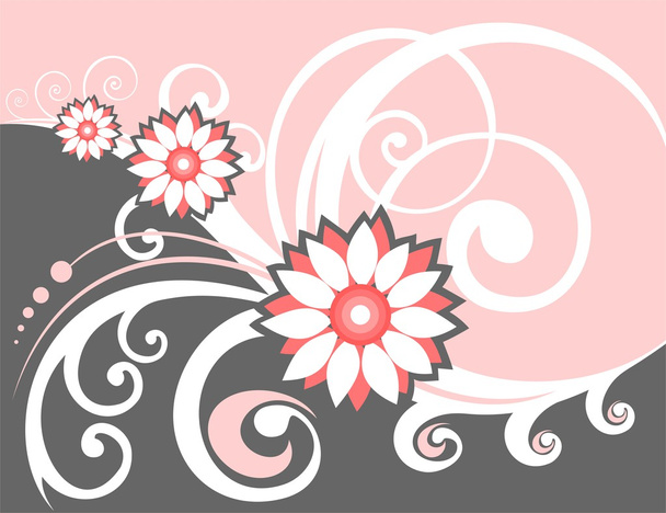 abstract floral background - Foto, imagen