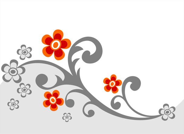 gray flower background - Photo, Image
