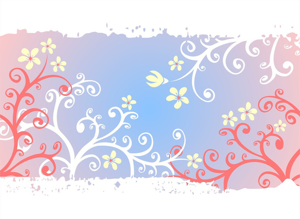 light floral background - Photo, Image