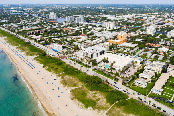 Foto drone aereo Delray Beach Florida riapertura durante Coronavirus Covid 19 pandemia
 - Foto, immagini