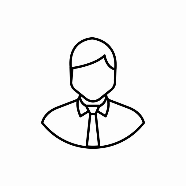 Umriss Geschäftsmann icon.Businessman Vektor Illustration. Symbol für Web und Mobile - Vektor, Bild