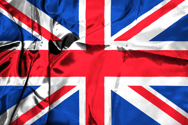 Union Jack. Bandera británica
. - Foto, Imagen