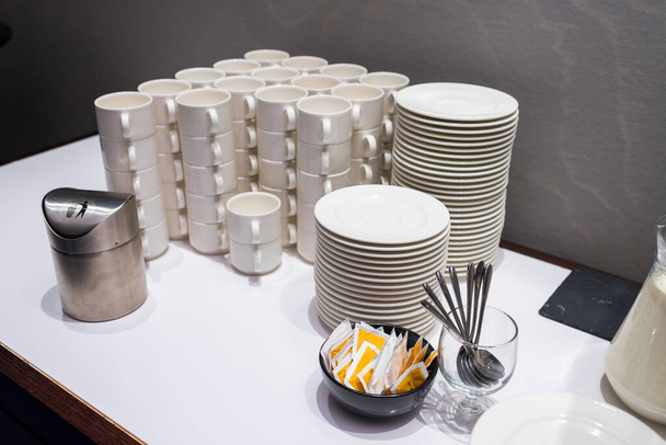 Cups and saucers for coffee breaks - Photo, Image