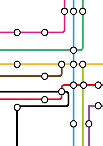 metrokaart - Foto, afbeelding