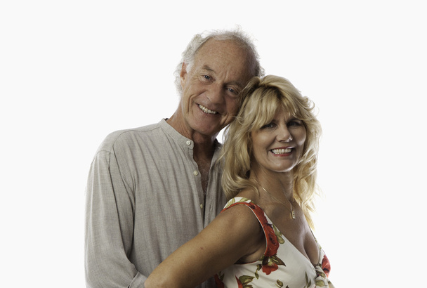 Senior-Paar umarmt - Foto, Bild