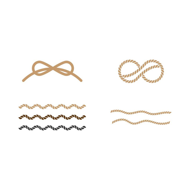 Rope icon vector illustration template - Vector, Image