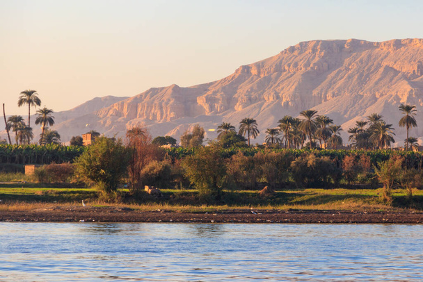 Vista do rio Nilo em Luxor, Egito - Foto, Imagem