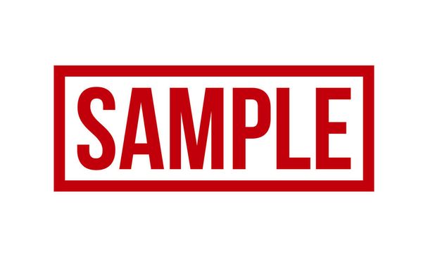 Sample Rubber Grunge Stamp Seal Vector Illustration - Vector, Image