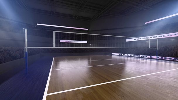 Professionele sport volleybal stadion. - Foto, afbeelding