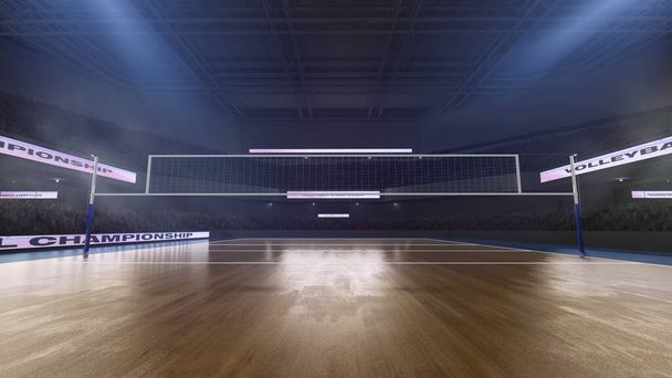 Estadio de voleibol deportivo profesional
. - Foto, imagen