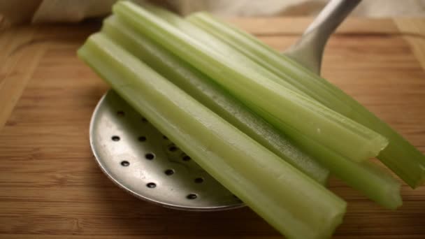 Close up on celery - Footage, Video