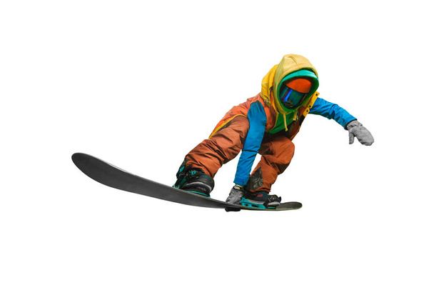 Snowboarding. Extreme winter sports. - Фото, изображение