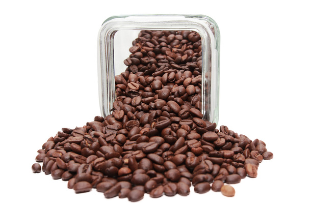 Κόκκοι καφέ σε ένα βάζο - Φωτογραφία, εικόνα